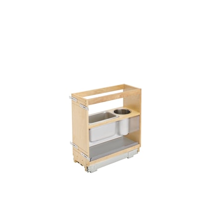 Rev-A-Shelf Maple Veneer, Light Brown, 8.44 in W, 20.38 in H, 19.56 in L, Light Brown 445-VCG20-8